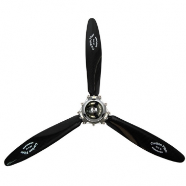Scale Modeling Carbon Fiber Propellers -- Apply to 50cc F-4U